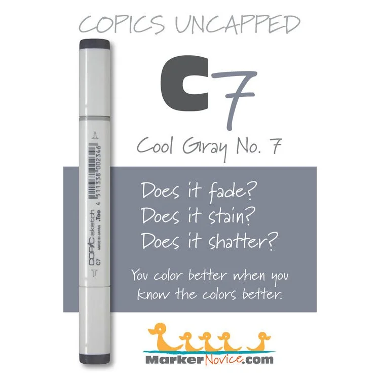 C7 - Copic Sketch Marker Cool Gray — Violeta Ink